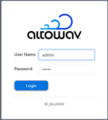 AltoCommand login