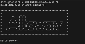 K60 CLI PW request